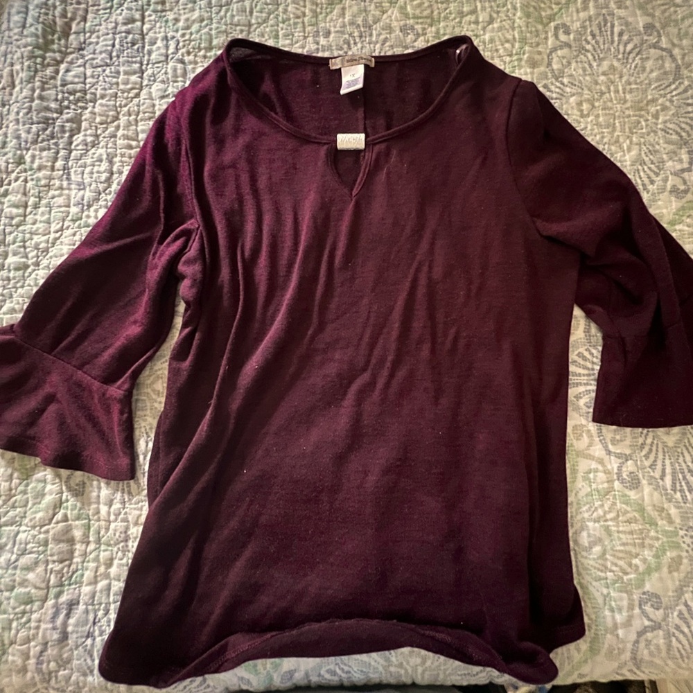 Purple blouse worn once